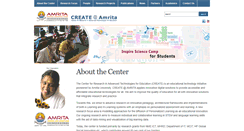 Desktop Screenshot of amritacreate.org